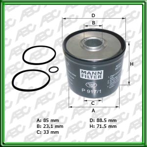 Filtro de COMBUSTIBLE Primario - DEUTZ - NEW HOLLAND