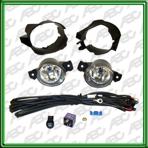 OPTICAS Y FAROS LINEA AUTO RENAULT CLIO FASE III 03 -> 05 // LAGUNA II 03 -> 05 KIT DE 2 FAROS AUXILIARES ANTINIEBLA. Con aros de sujecciÃ³n. LÃ¡mpara H11