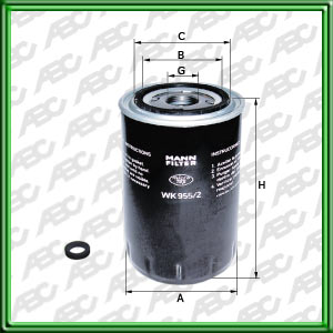 Filtro de COMBUSTIBLE - CUMMINS - PAUNY ZANELLO - ZANELLO - DIMEX