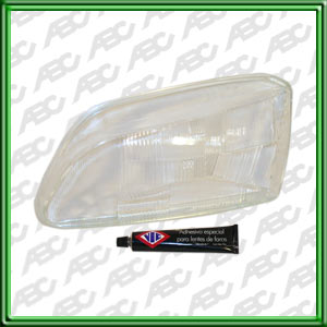 LENTE REPOSICION RENAULT MEGANE 96 -> 99 IZQUIERDO - PARA OPTICA 742. CAJA X 4 UNID.