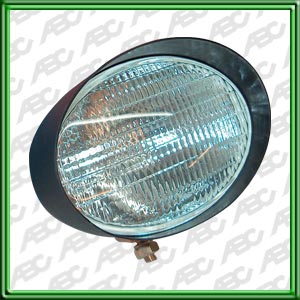 FARO HALOGENO AUXILIAR UNIVERSAL OVALADO LUZ INUNDANTE LENTE CRISTAL LAMPARA H3 (OPCIONAL 24V)