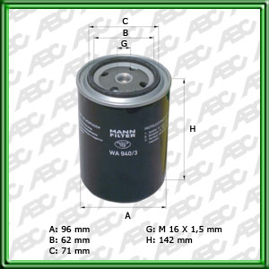 Filtro de FILTRO PARA AGUA - VOLVO BUS - VOLVO TRUCKS