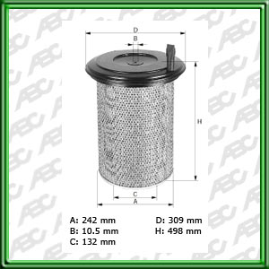 Filtro de AIRE - SCANIA BUS / SCANIA-IRIZAR