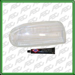 LENTE REPOSICION VOLKSWAGEN GOLF III 92 -> 99 IZQUIERDO - PARA OPTICA 779 VIDRIO SIMPLE. CAJA X 4 UNID.