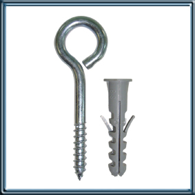 TACOS DE NYLON C/PITON TP 8 CONTENIDO POR CAJA 25UN.