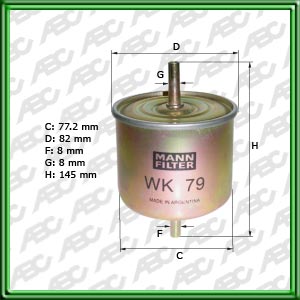 Filtro de COMBUSTIBLE - FORD