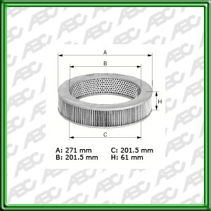 Filtro de AIRE - KOMATSU - NISSAN - SUBARU