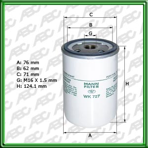 Filtro de COMBUSTIBLE - RENAULT TRUCKS (RVI)