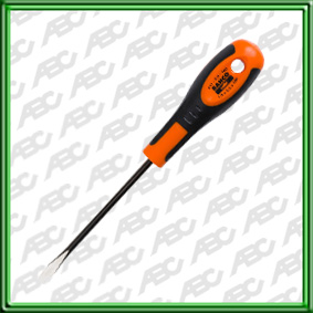 DESTORNILLADOR INDIVIDUAL LINEA PREMIUM PUNTA PLANA CONICA. PLANO 0.8MM X 4MM // LARGO: 163 MM