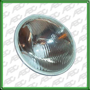 OPTICA LINEA AUTO UNIVERSAL 7 REDONDA - (180 mm) Con luz de posicion - 1995. Para lamparas P45T. Caja x 8 unid.