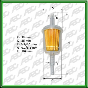 Filtro de COMBUSTIBLE - LINDE - BMW - CHEVROLET - CITROEN - DACIA (RENAULT GROUP) - LADA (SHIGULI) - TOYOTA