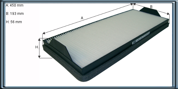 FILTRO DE HABITACULO MERCEDES BENZ (UE5)