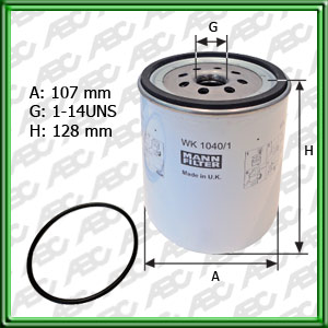 FILTRO DE COMBUSTIBLE RENAULT (UE6)