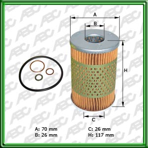 Filtro de ACEITE - MERCEDES-BENZ (DAIMLER AG)