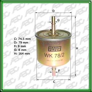 Filtro de COMBUSTIBLE - FORD - FORD (BR)