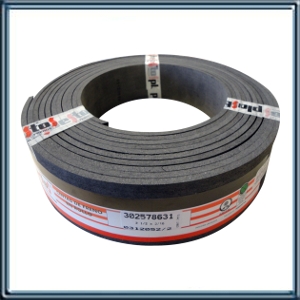 CINTA DE FRENO MOLDEADA EN ROLLO Ancho-Espesor: 2 1/2 x 3/16 Longitud del Rollo: 7 Metros
