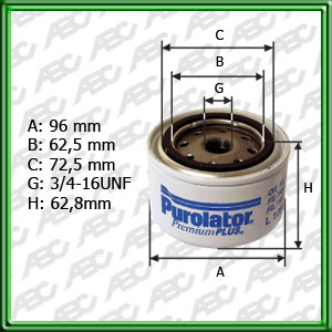 FILTRO DE ACEITE FIAT 128. 147 SPAZIO- VIVACE . BRÃO. DUNA. REGATTA. UNO:  RENAULT 4. 6. 9. 11. 12. TRAFIC - EQUIVALENCIA: - MANN: W 910/1 - FRAM: PH-2830