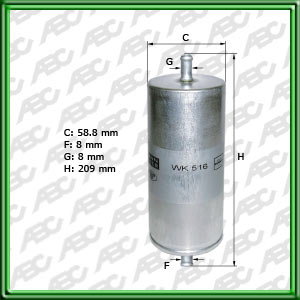Filtro de COMBUSTIBLE - BMW