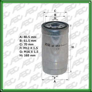 Filtro de COMBUSTIBLE - KIA MOTORS