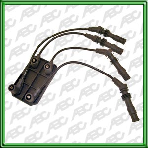 CABLES DE ENCEDIDO VOLSKWAGEN GOL Motor: 1.6 16V (base plastica que da en la bobina) - Desde: 00  // VOLSKWAGEN GOLF III Motor: 1.8 (base plastica que da en la bobina) - Tipo de Cable: TERMINAL RESISTIVO Linea: SILICON POWER