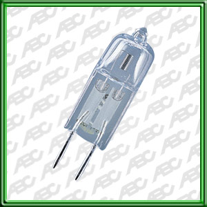 LAMPARA MINIATURA 12 VOLTS ILUMINACION GRAL.. HALOGENAS 50 WATTS GY6.35