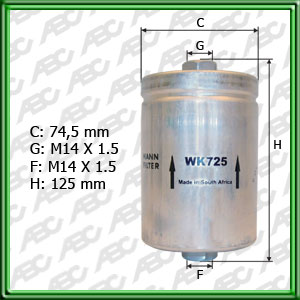 Filtro de COMBUSTIBLE - AUDI - VW (VOLKSWAGEN)