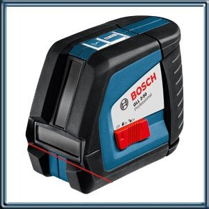 NIVEL LASER DE LINEA GLL250 ALTA VISIBILIDAD DEL LASER EN UN AREA DE TRABAJO DE 20M LINEA VERTICAL Y HORIZONTAL ALCANCE SIN/CON RECEPTOR 20-50M