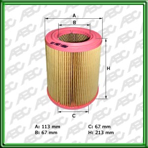 Filtro de AIRE - CITROEN - PEUGEOT