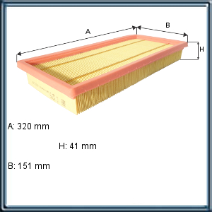 FILTRO DE AIRE FIAT DOBLO/CARGO 1.4L 16V FIRE  >>11/12