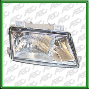 OPTICA LINEA BUSES - CAMIONES - COLECTIVOS MERCEDES BENZ SPRINTER I 94 -> 01 DERECHO - Faro principal asimetrico combinado con reflector bifocal y faro antiniebla incorporado. Para lamparas H1 - H3 - H4. Caja x 4 unid.