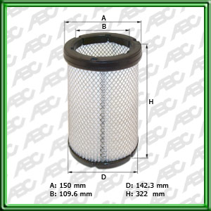 Filtro de ELEMENTO DE SEGURIDAD - CATERPILLAR