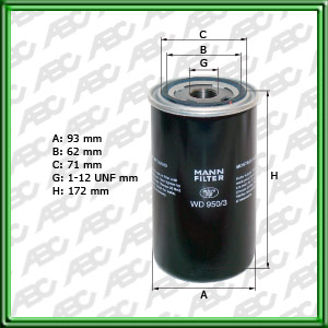 Filtro de HIDRÃUILICO PRESIÃN / SUCCIÃN / LEVANTE - JOHN DEERE