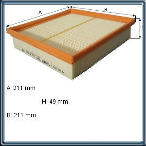 FILTRO DE AIRE PARA HABITACULO VOLVO (UE1)