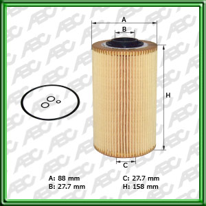 Filtro de ACEITE - CHEVROLET - LAND ROVER