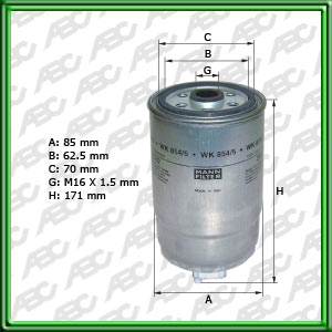 Filtro de COMBUSTIBLE - ALFA ROMEO - FIAT