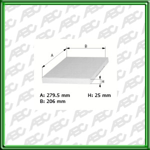 Filtro de FILTRO PARA CABINA - AUDI - SEAT - VW (VOLKSWAGEN)