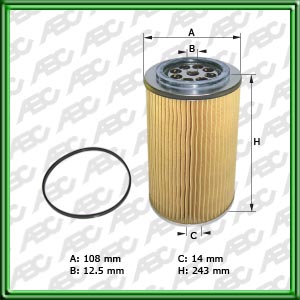 Filtro de ACEITE - MERCEDES-BENZ (DAIMLER AG)