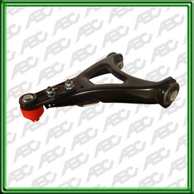 PARRILLA DE SUSPENSION PARA RENAULT CLIO II - KANGOO - DERECHA (CON ROTULA) CON RANURA PARA BUJE DE BARRA