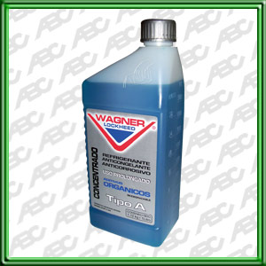 ANTICONGELANTE. REFRIGERANTE Y ANTICORROSIVO COLOR AZUL CONCENTRADO A BASE DE ETILENGLICOL Y ADITIVOS INHIBIDORES DE CORROSION ORGANICO SEGUN NORMAS IRAM 41368 (ENVASE POR UN LITRO)