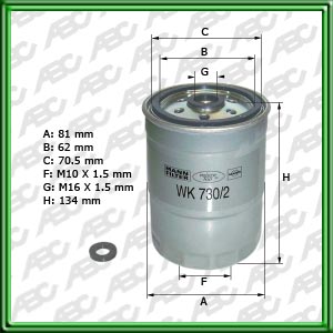 Filtro de COMBUSTIBLE - LAND ROVER