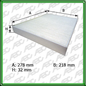 FILTRO DE AIRE PARA HABITACULO VOLKSWAGEN (UE5)