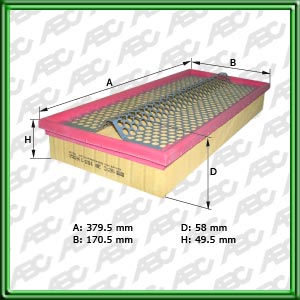 Filtro de AIRE - MERCEDES-BENZ (DAIMLER AG) - SSANGYONG