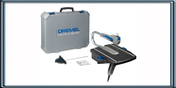 SIERRA CALADORA DE BANCO CON MALETIN Y 6 DISCOS