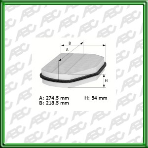 Filtro de FILTRO PARA CABINA - MERCEDES-BENZ (DAIMLER AG)