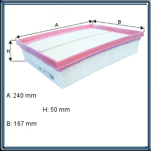 FILTRO DE AIRE CHEVROLET (UE5)