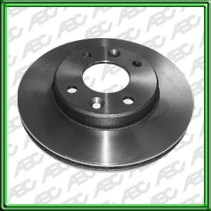 DISCO DE FRENO DELANTEROS DE 238MM DE 4 AGUJEROS VENTILADO SIN MASA PARA RENAULT CLIO ABS (98Â»)-KANGOO TODOS - MEGANE.