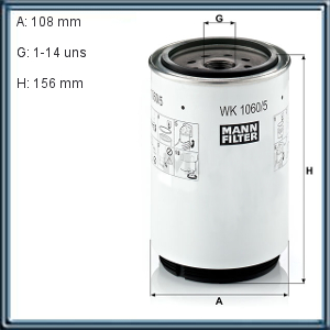 FILTRO DE COMBUSTIBLE VOLVO TRUCKS