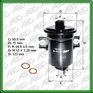 Filtro de COMBUSTIBLE - HONDA - TOYOTA