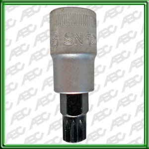 PUNTA ESTRIADA - SN 1/2. TAMA?O: 8. LARGO: 60 mm. // Para Tornillo: M8