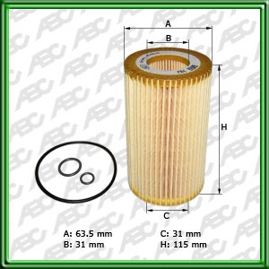 Filtro de ACEITE - MERCEDES-BENZ (DAIMLER AG)